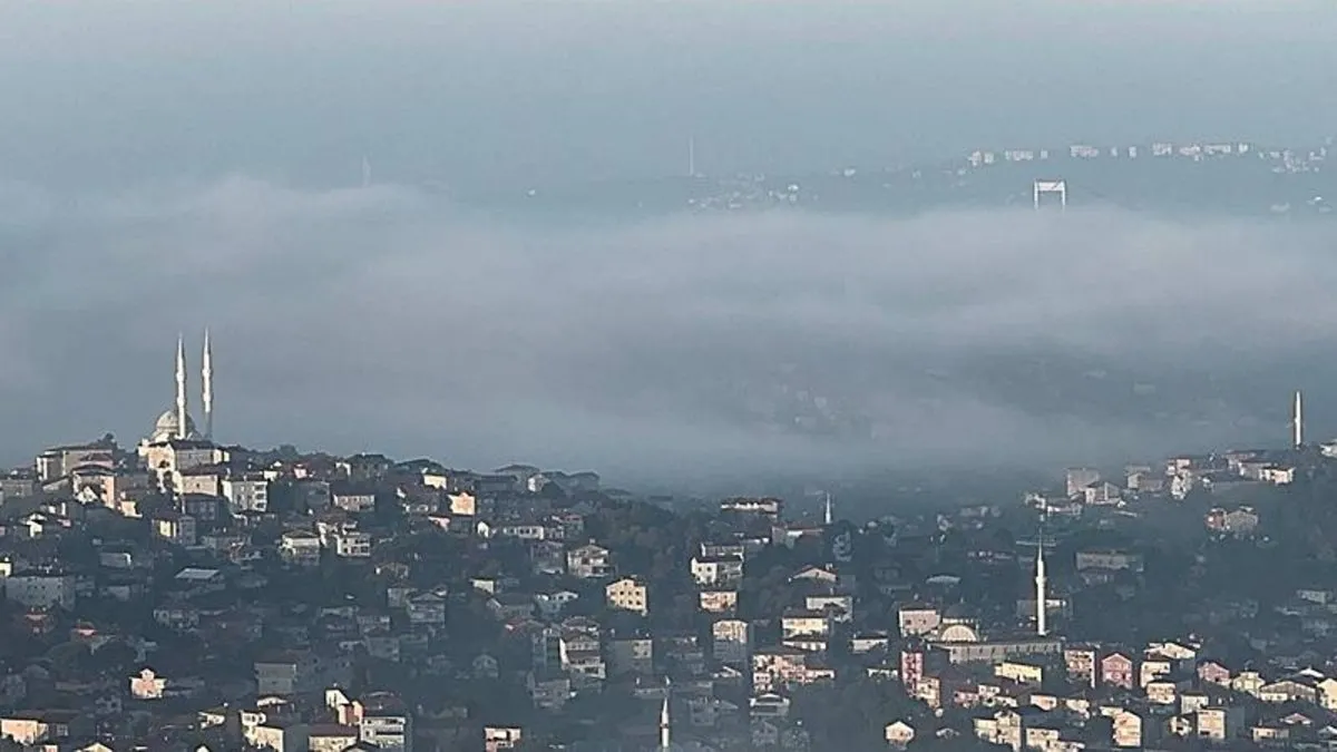 İstanbul’un bazı bölgelerinde sis etkili oldu