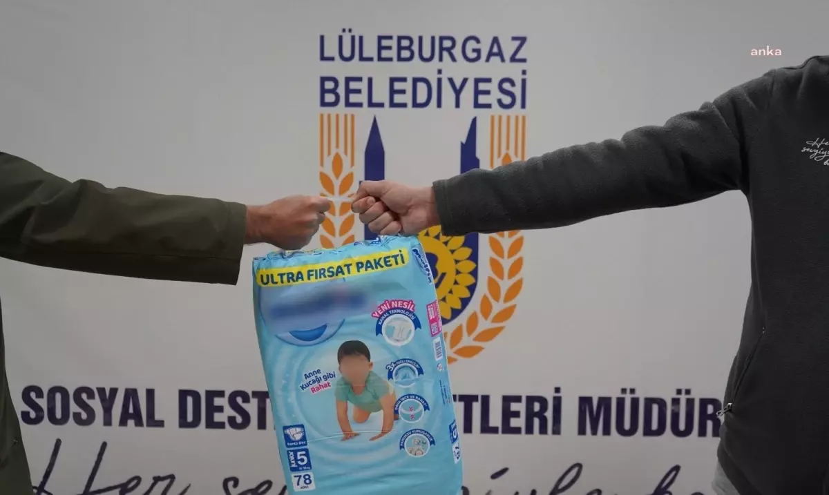 Lüleburgaz Belediyesi’nden Bebeğe Destek Projesi