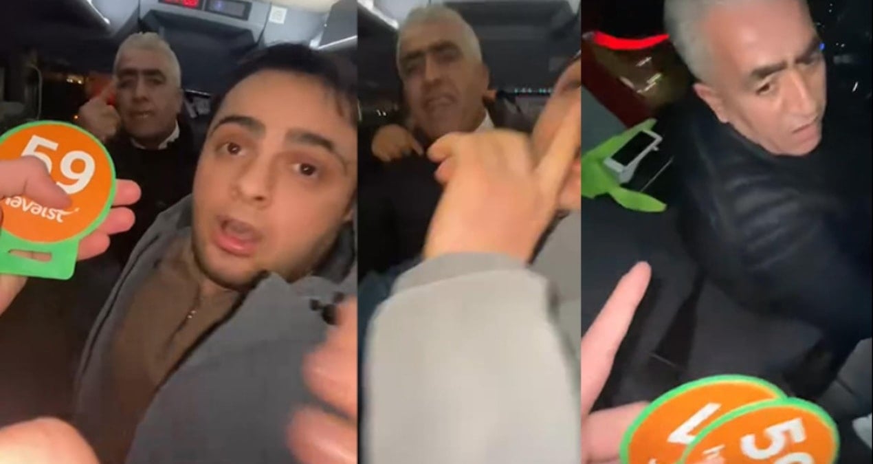 Almanya’dan İstanbul’a geldi, Yenibosna’ya gidemedi! Şoför ve yolcu kavgasında arbede çıktı
