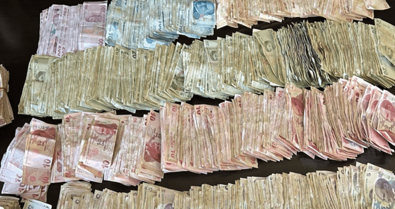Dilencinin üzerinden çıkan para şoke etti